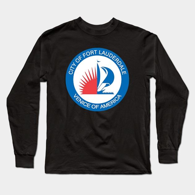 Fort Lauderdale / Venice of America Long Sleeve T-Shirt by Vladimir Zevenckih